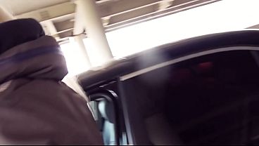 Risky Public Sex (Parking Lot) with Super Hot Blonde Milf